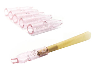 Pink Glass Tips for Raw Cones King Size